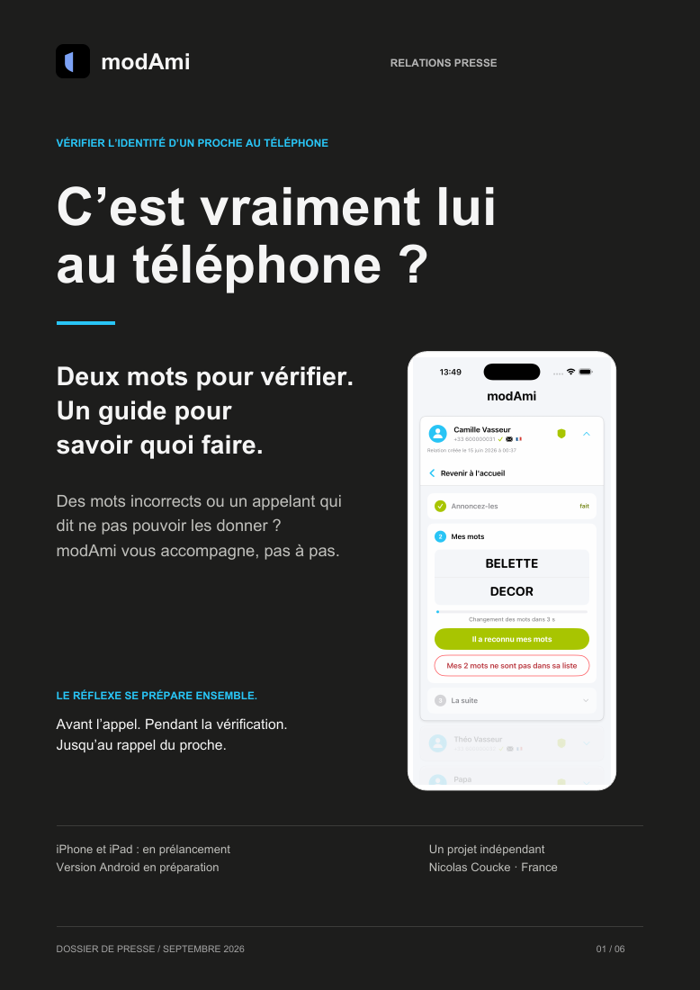 Couverture du dossier : C’est vraiment lui au téléphone ?